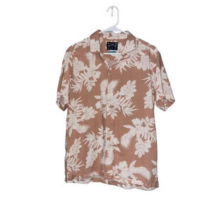 Denim and Flower Men's Size Medium Floral /‎ Hawaiian Button up